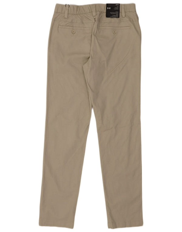Under Armour Herren Tapered Chinohose W30 L30 Beige Baumwolle