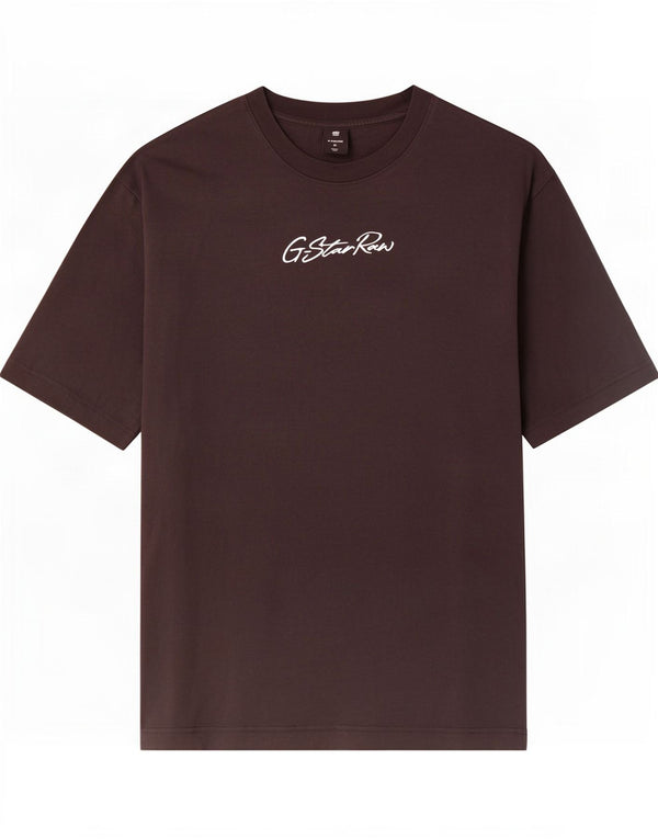 G-Star Herre grafisk T-shirt Top Medium Sort Bomuld