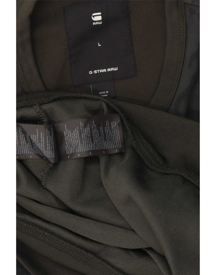 G-Star Herre Sweatshirt Jumper Large Khaki Camouflage Polyester