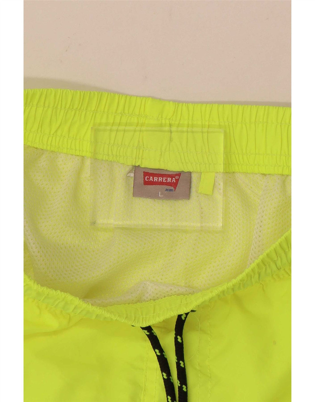 Pantaloncini da bagno grafici da uomo Carrera grandi verdi