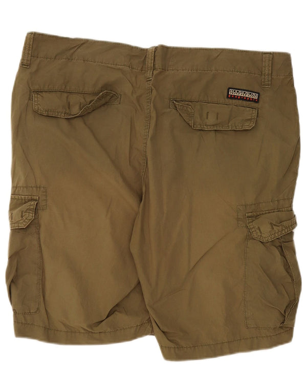 Napapijri Herre Cargo Shorts W36 Large Khaki Bomuld