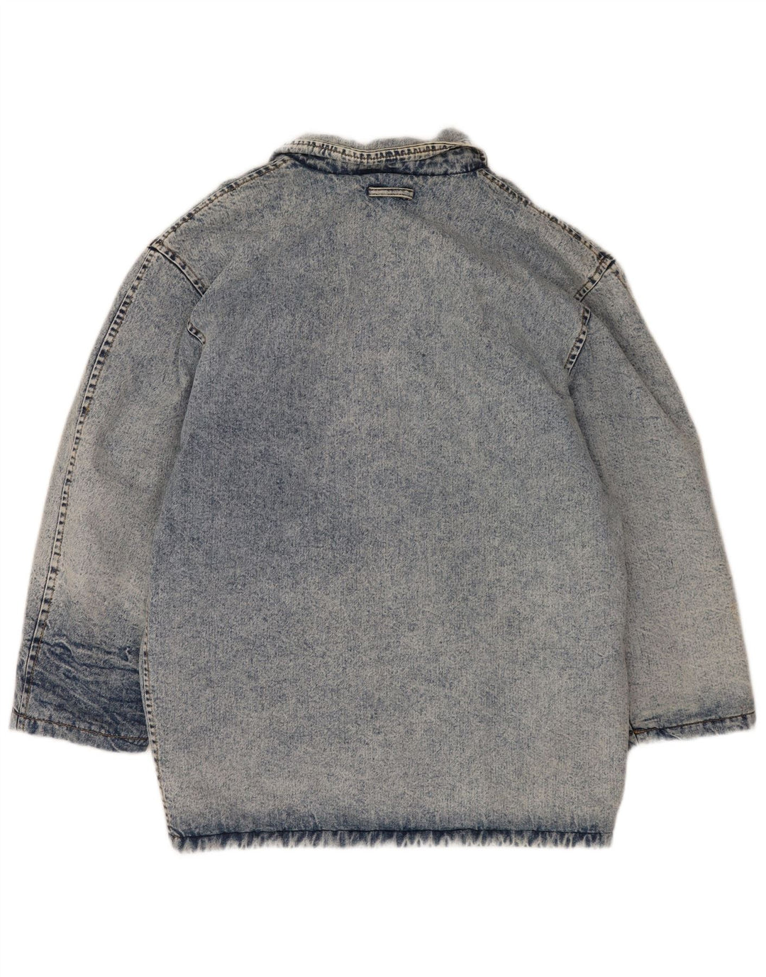 Jachetă de blugi vintage pentru femei UK 16 Large Blue
