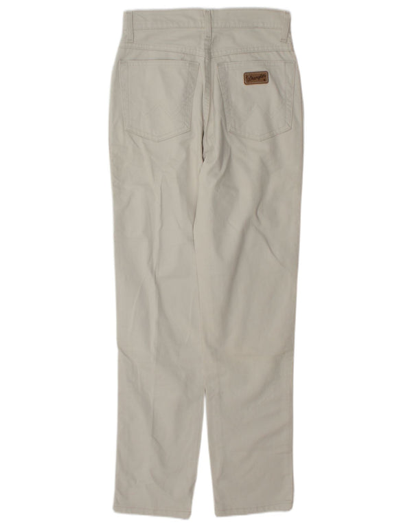 Wrangler Damen Paula Tapered Jeans W28 L30 Weiße Baumwolle