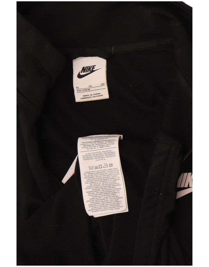 Giacca superiore della tuta da ragazzo Nike 13-14 anni XL poliestere nero