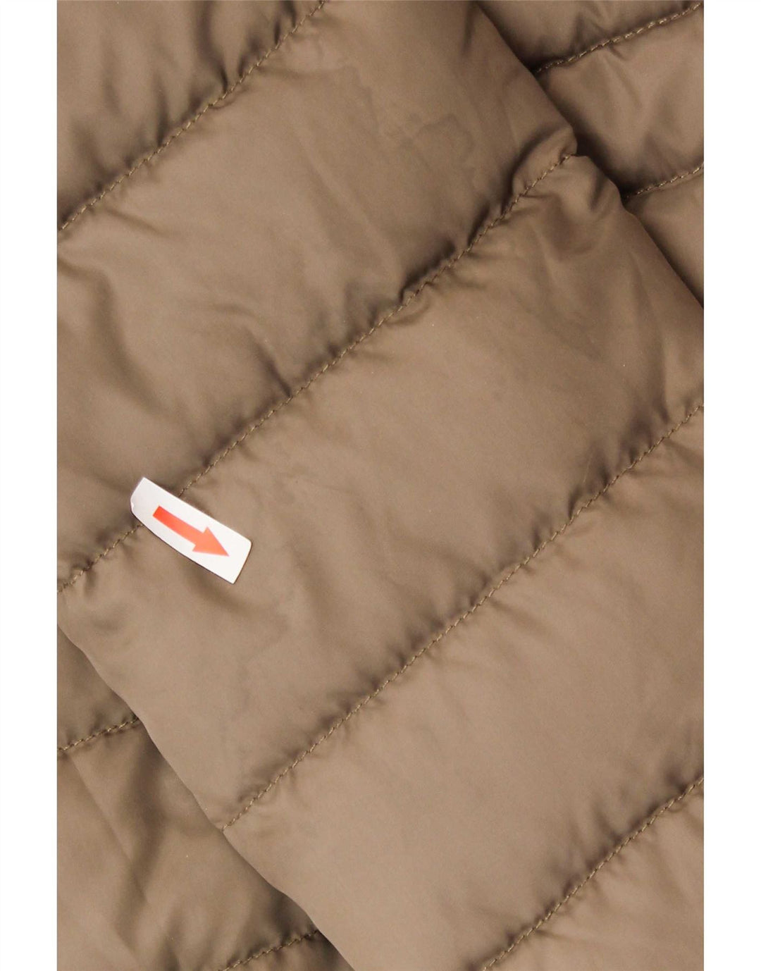 Tommy Hilfiger Womens Hooded Padded Coat UK 14 Medium Beige Polyester
