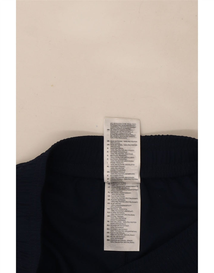 Adidas Mens Graphic Sport Shorts Small  Navy Blue Polyester