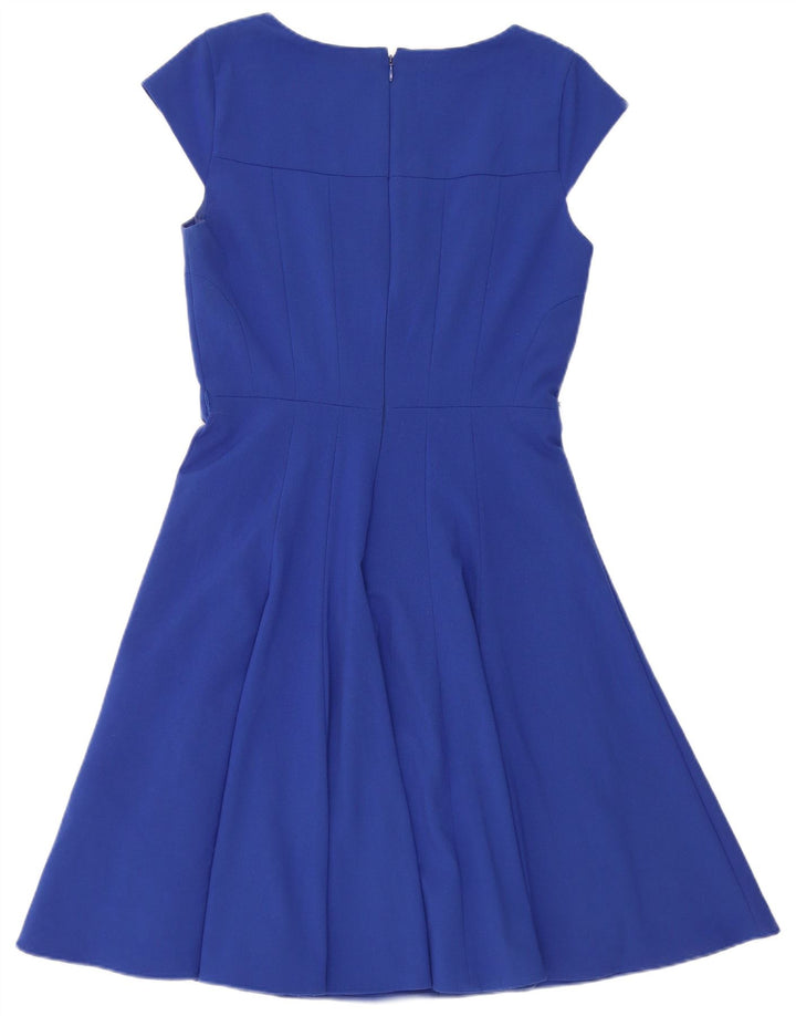 Calvin Klein Damen A-Linien-Kleid US 6 Mittelblau