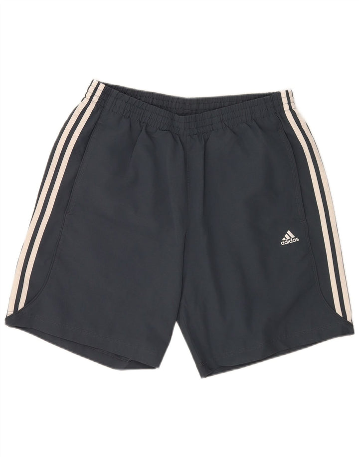 Adidas Mens Sport Shorts Medium  Navy Blue Polyester Sports