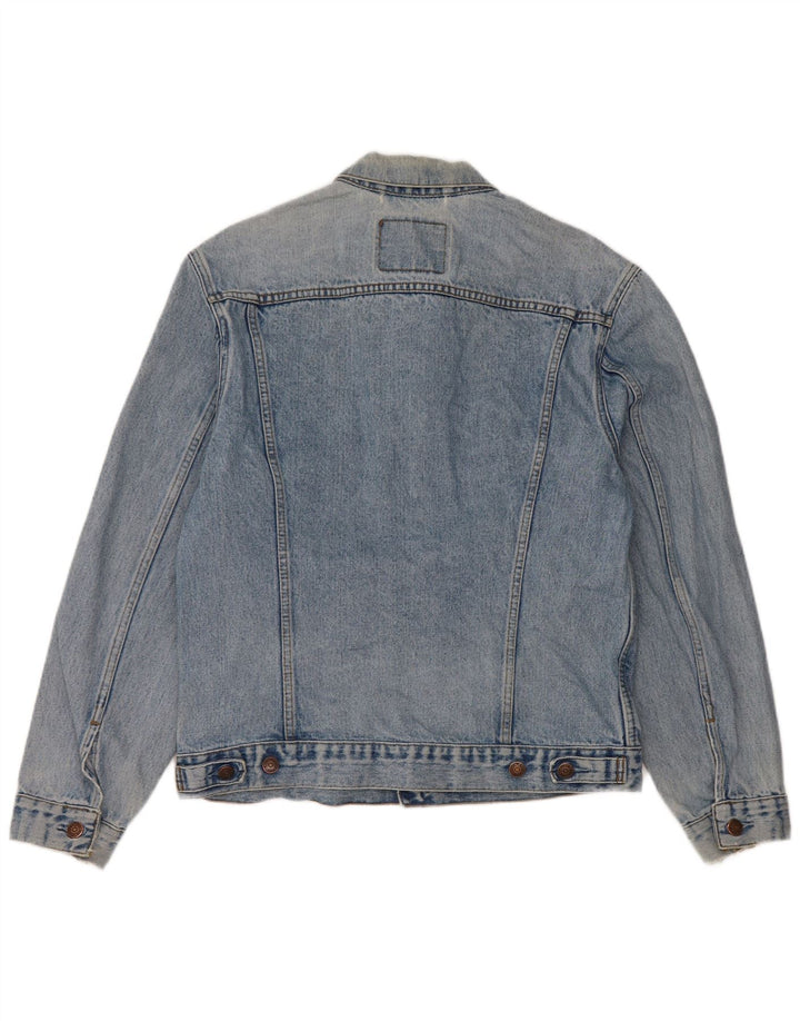 Levi's Mens Denim Jacket UK 38 Medium Blue Cotton