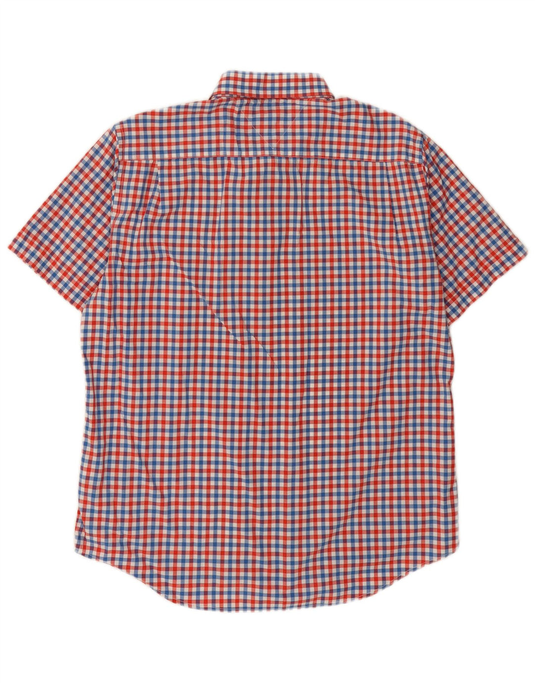 Camicia a maniche corte da uomo Tommy Hilfiger XL in cotone a quadri multicolore