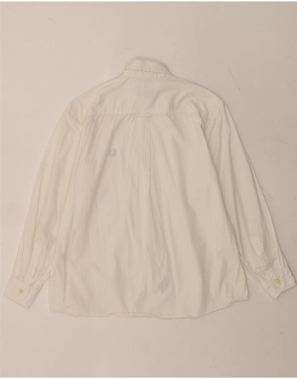Fred Perry Boys Shirt 11-12 Years White Cotton