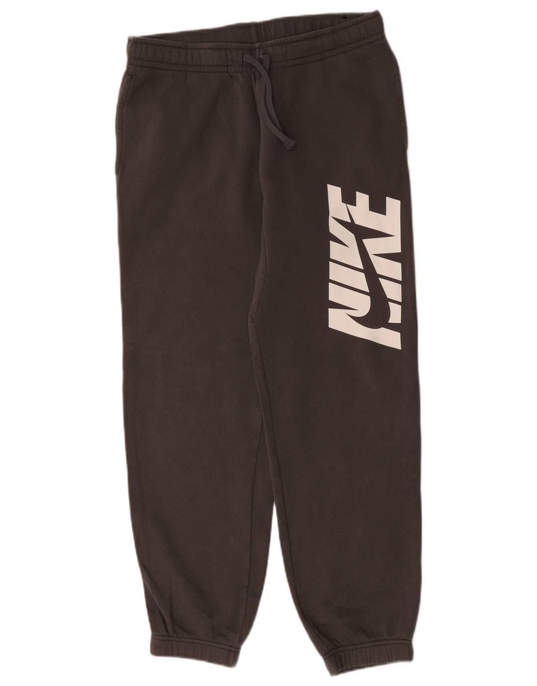 Nike Mens Graphic Tracksuit Trousers Joggers Medium  Grey Cotton