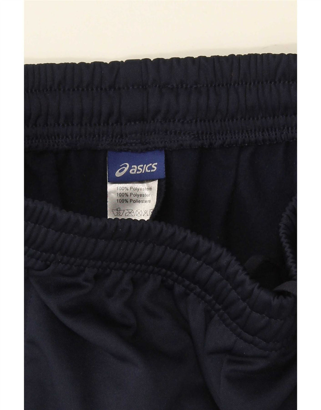 Asics Ανδρική αθλητική φόρμα Παντελόνι Joggers Small Navy Blue Polyester
