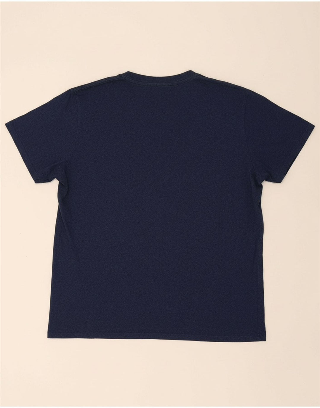 LEVI'S Mens Graphic T-Shirt Top Large Navy Blue Cotton