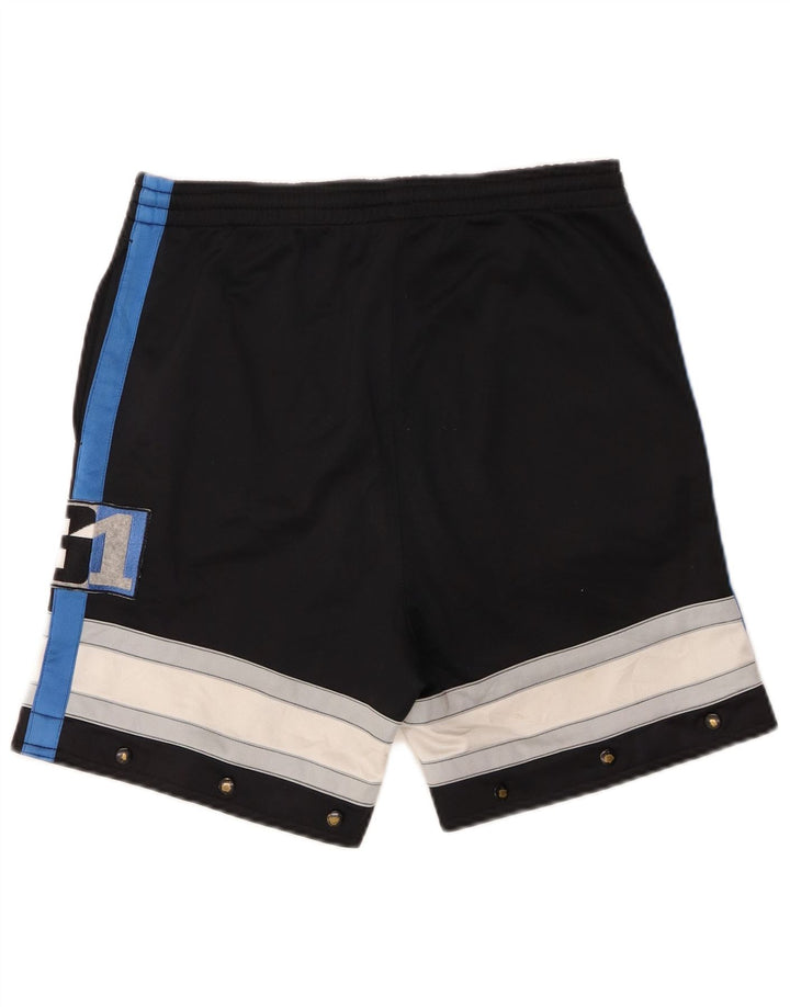Lotto Mens Sport Shorts UK 38/40 Medium Black Colourblock Polyester