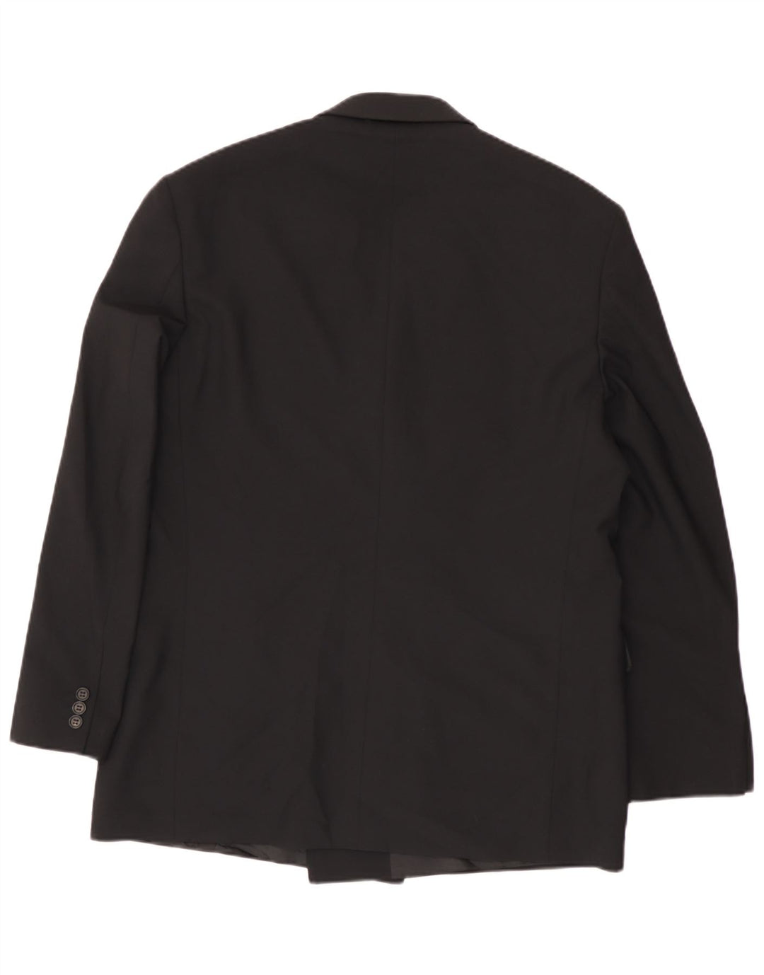 Marks & Spencer Herre Double Breasted Blazer Jacket UK 42 Large Black