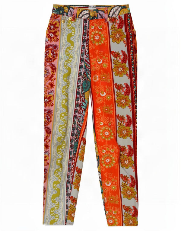 Pantaloni casual pentru femei Moschino L29 L29 multicolori boemi