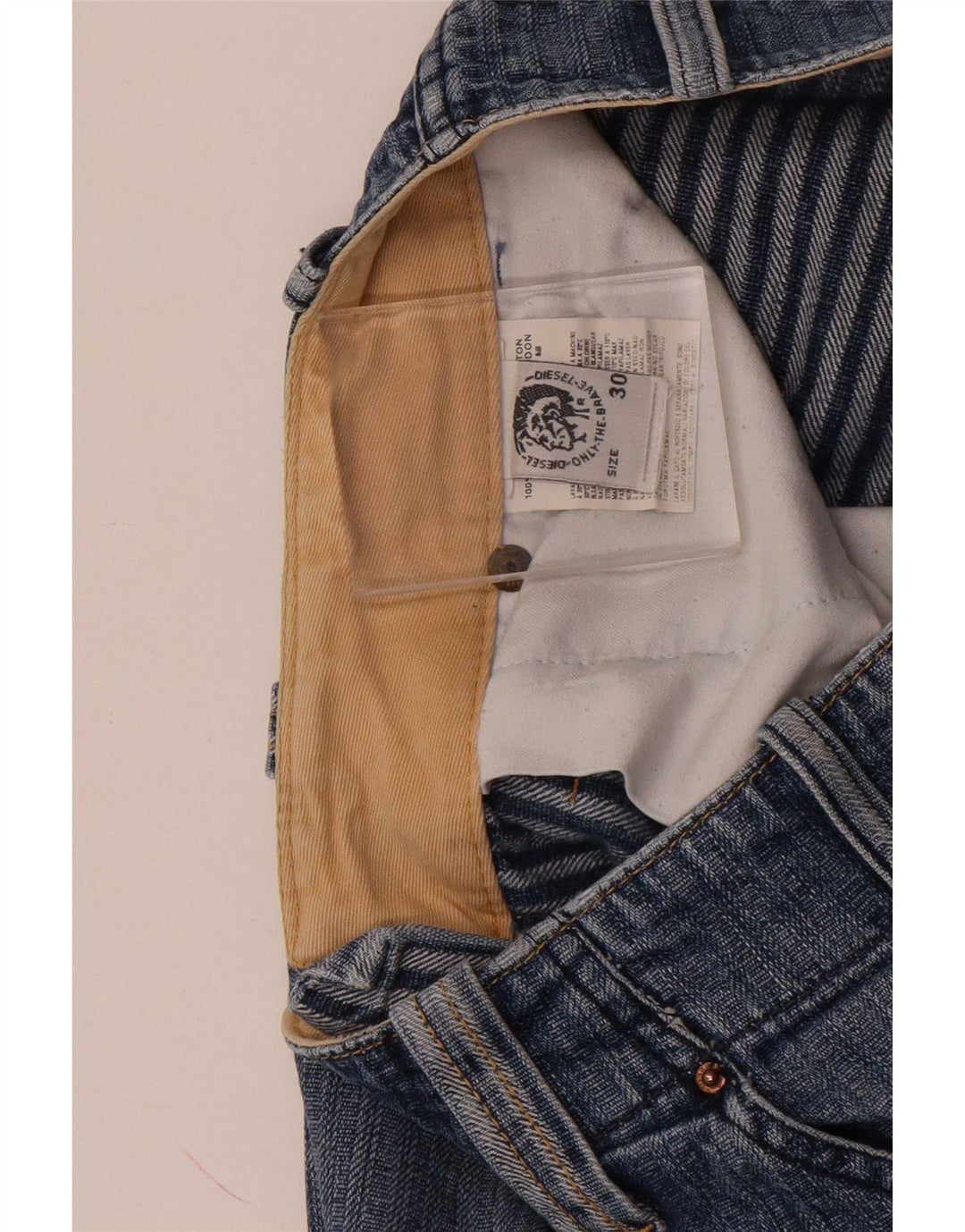 Diesel Mens Bootcut Jeans W30 L32 kék pamut