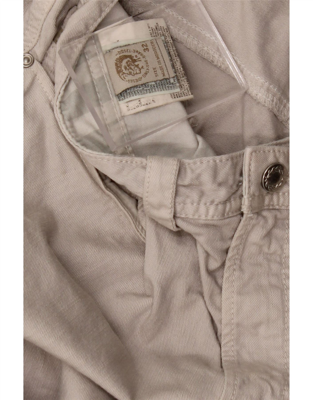DIESEL Mens Slim Jeans W32 L33 Grey Cotton