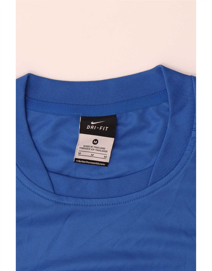 Nike Mens Marato Costa Daurada Graphic T-Shirt Top Medium Blue Polyester