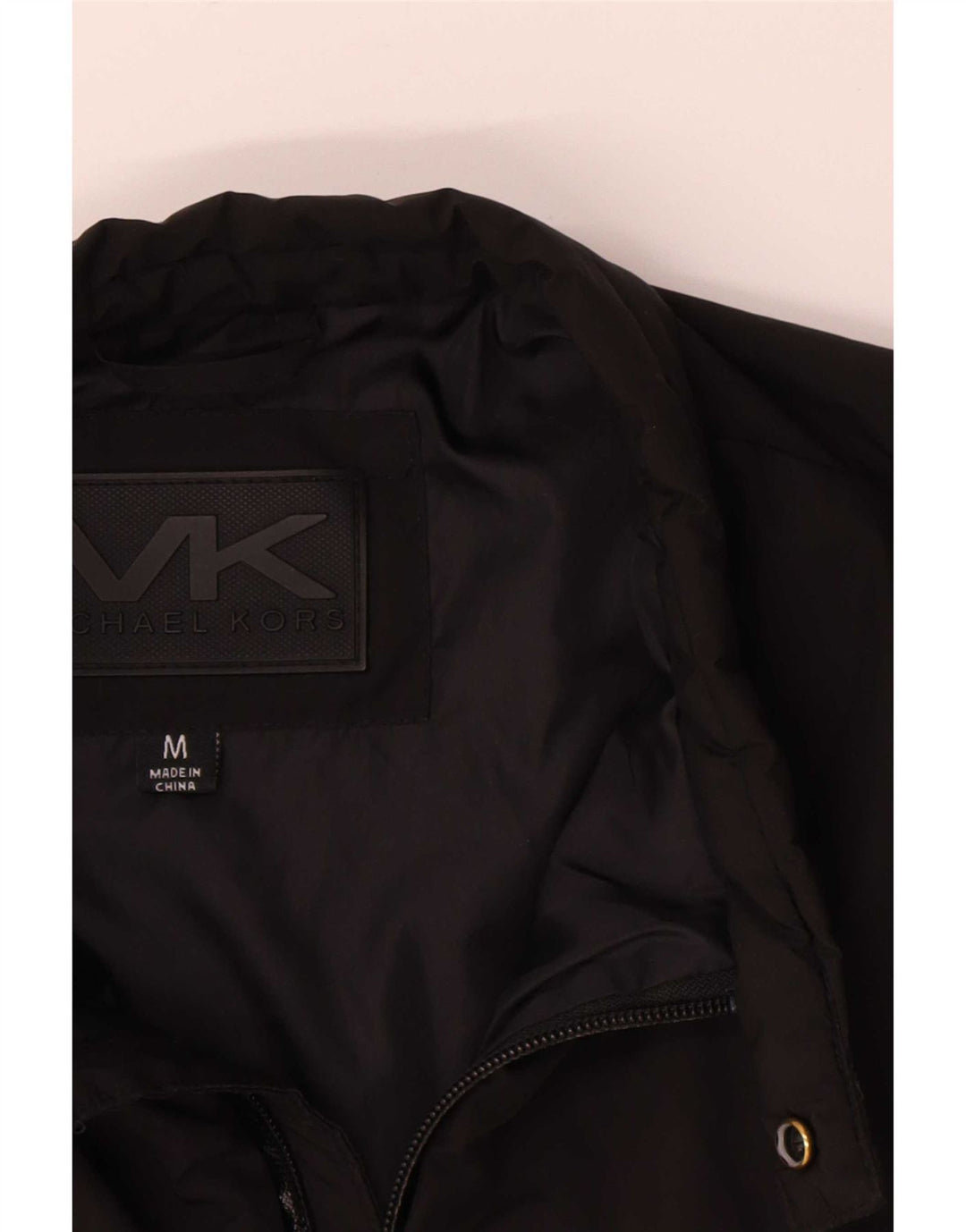 Michael Kors Chaleco acolchado para hombre UK 38 Mediano Negro Poliéster