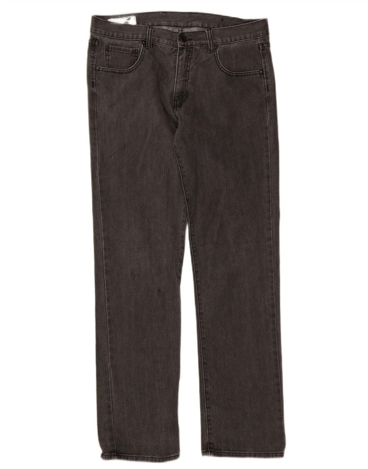 Element Herren Straight Jeans W34 L33 Graue Baumwolle
