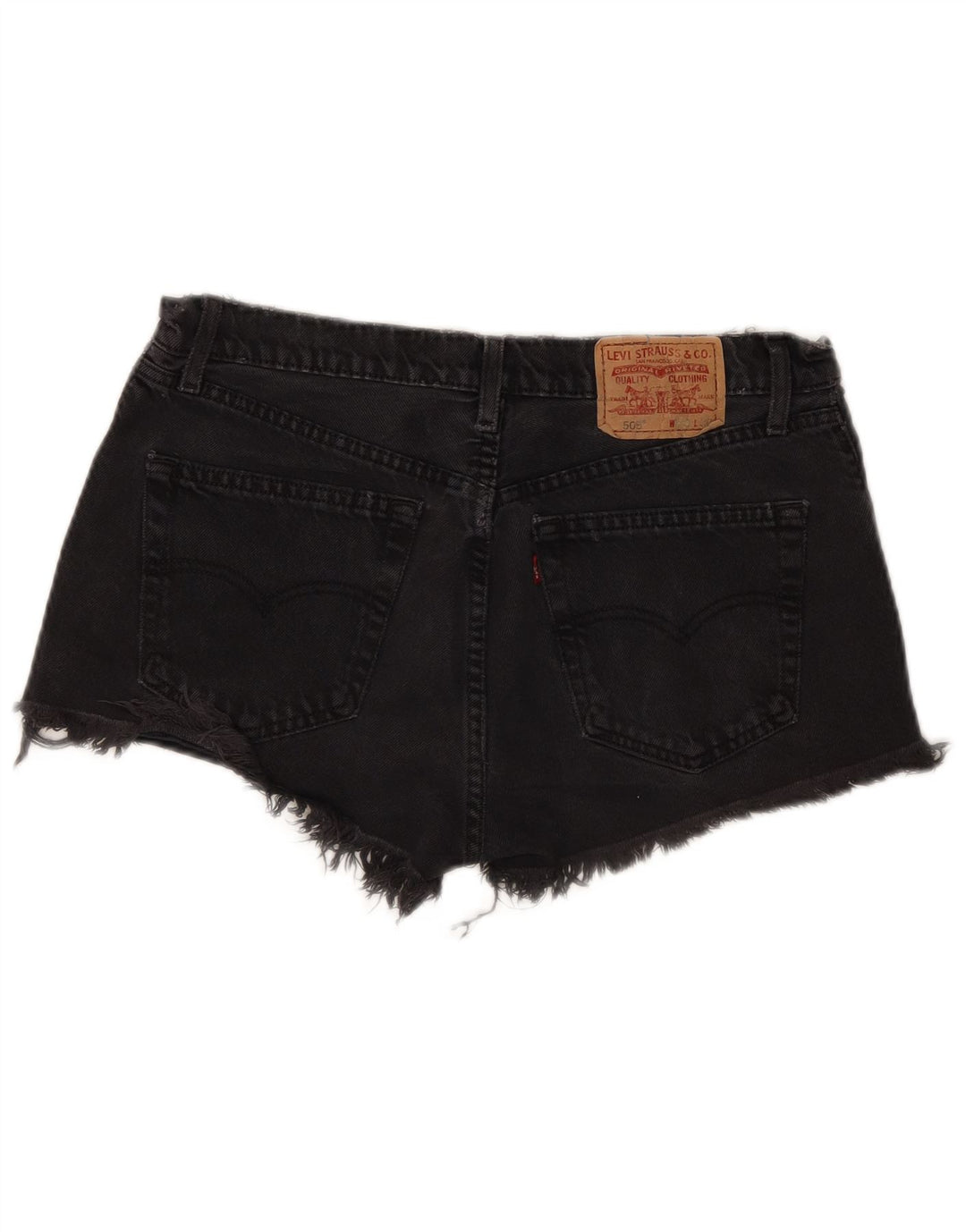 Levi's Womens 505 Denim Shorts W30 Medium Grey