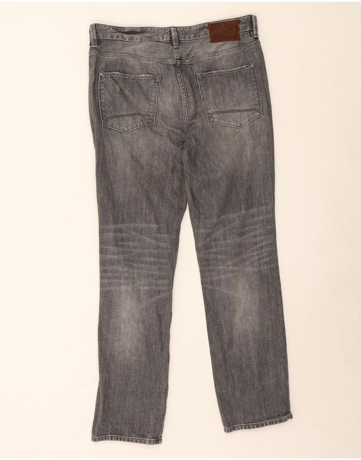 Timberland Mens Thompson Straight Jeans W34 L30 Grey Cotton
