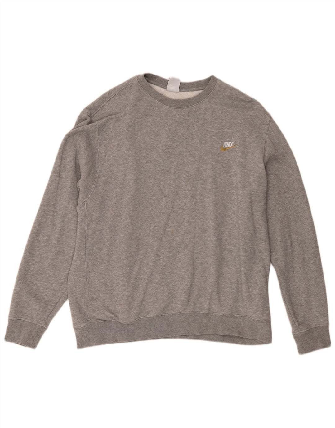 Nike Mens Sweatshirt Jumper XL Grey Cotton