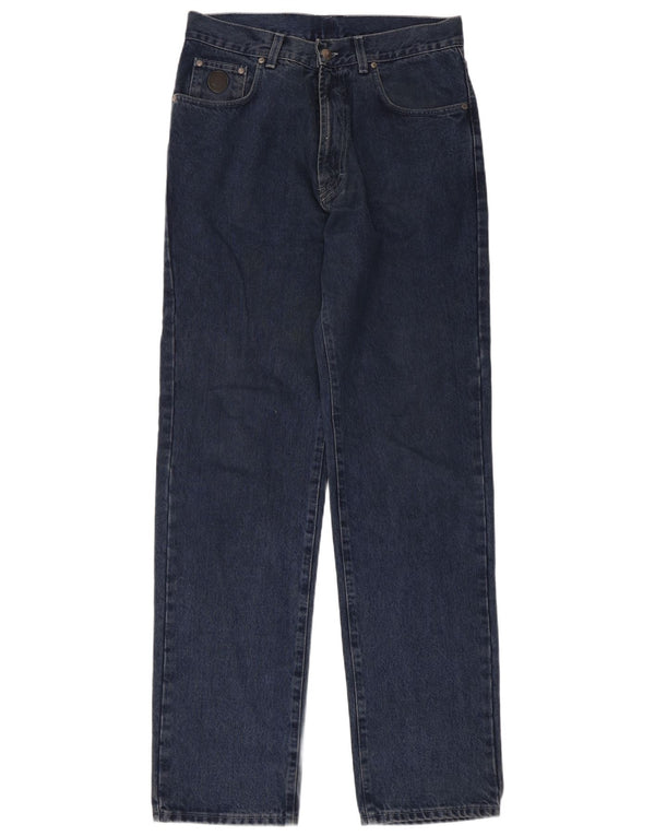 Jeans Straight Uomo Trussardi W34 L32 Blu Navy Cotone