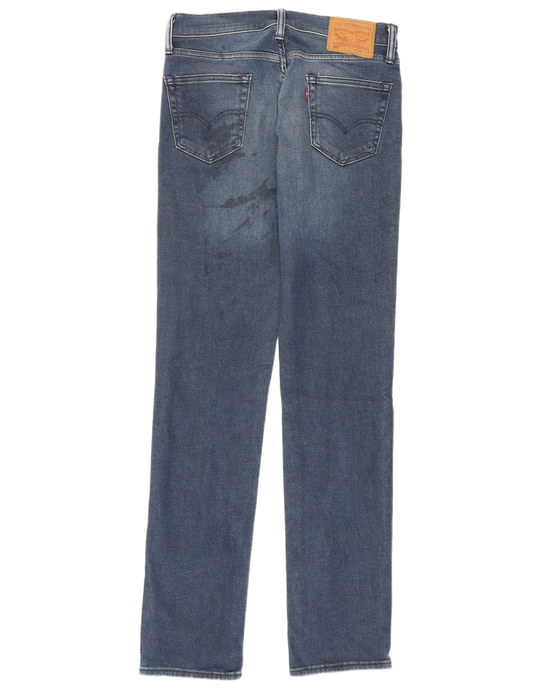 Levi's Hombre 511 Slim Jeans W30 L34 Algodón Azul
