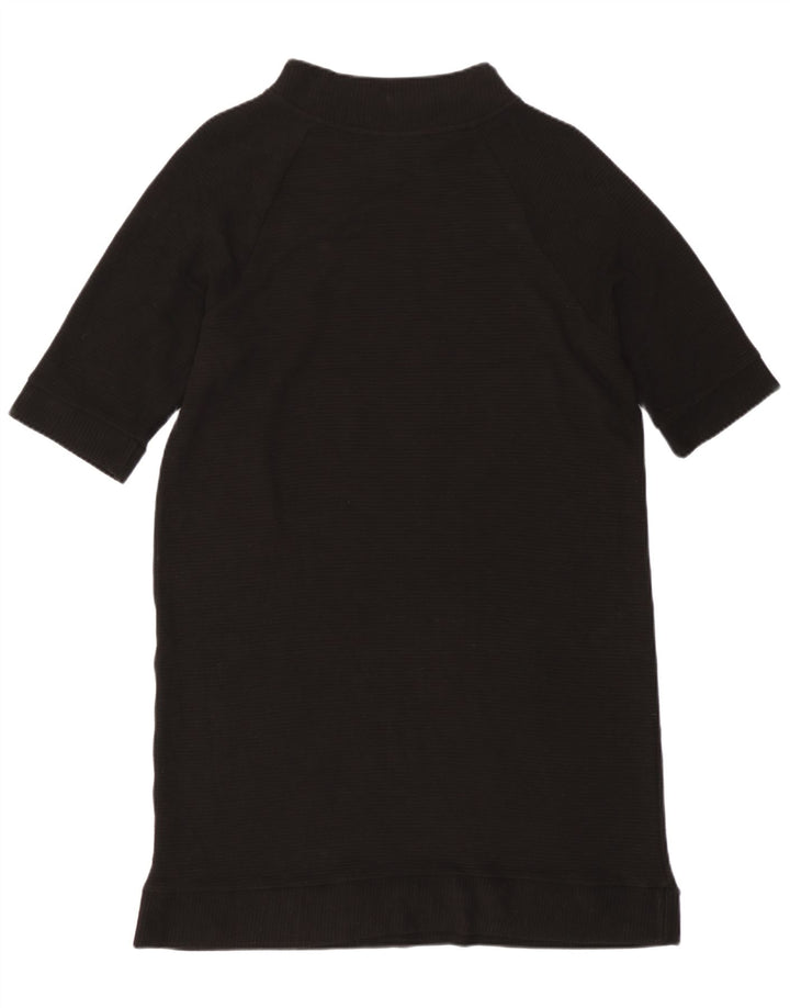 French Connection Womens Basic Dress UK 12 Medium Black Viscose