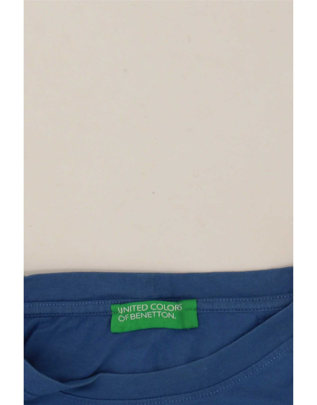 Benetton Damen T-Shirt Top UK 16 Large Blau