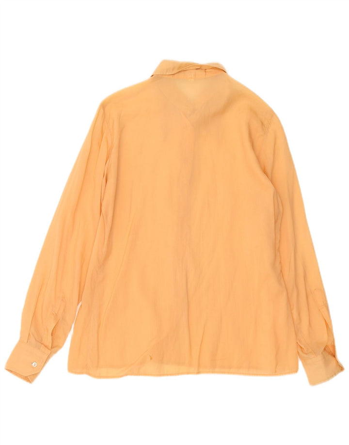 Camisa feminina vintage IT 46 grande bege