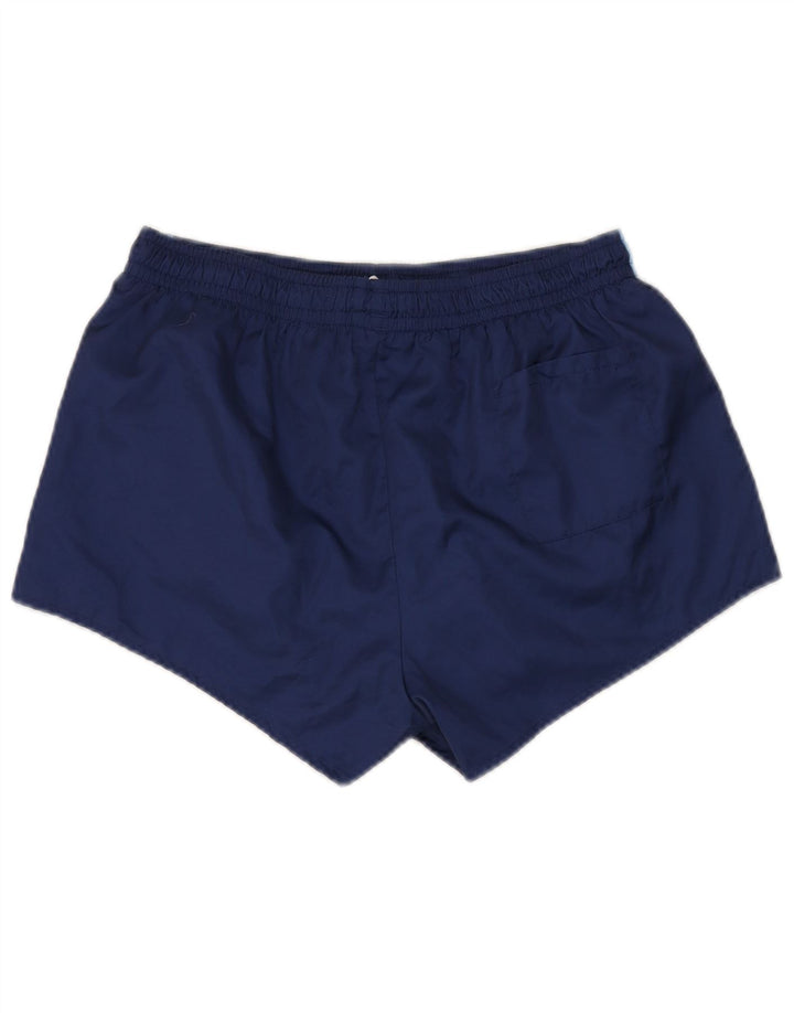 Vintage badeshorts til mænd Medium Navy Blue Colourblock Polyester
