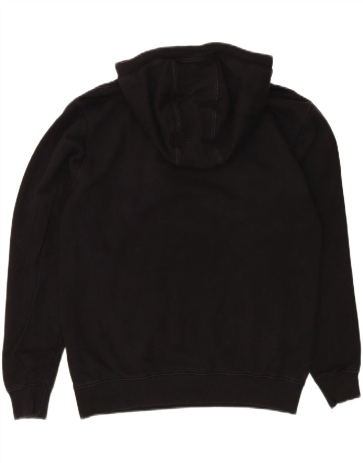 VANS Mens Graphic Hoodie Jumper Small Black Cotton Vintage Vans and Second-Hand Vans from Messina Hembry 