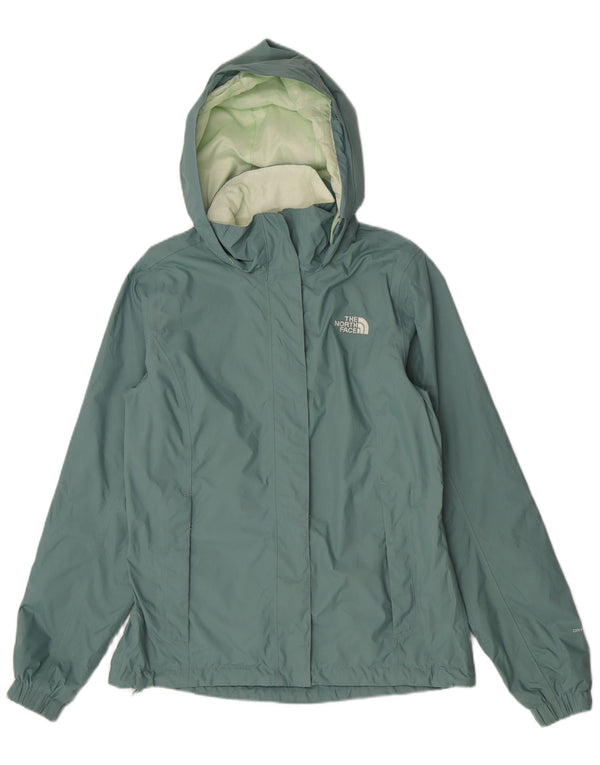 The North Face Womens Dryvent Hooded Rain Jacket UK 10 Small Grünes Nylon