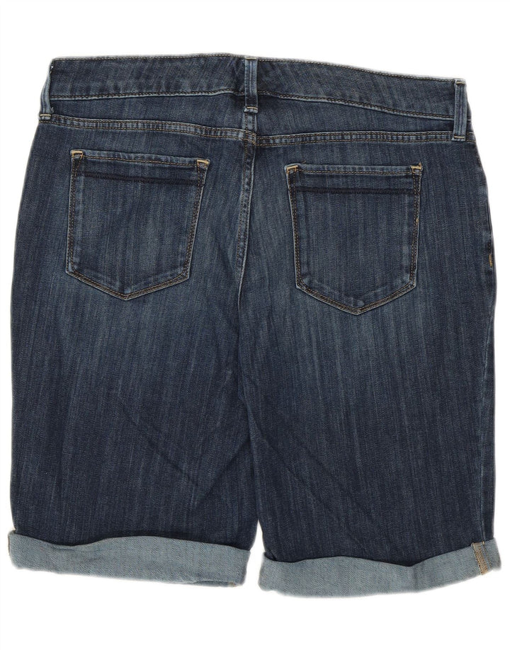 EDDIE BAUER Womens Slightly Curvy Denim Shorts US 10 Large W32  Blue