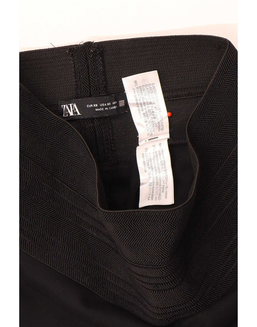 Leggings Zara da donna UK 4 XS poliestere nero