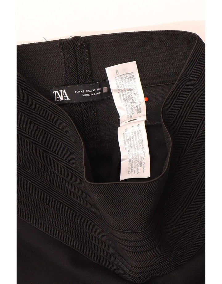 Leggings Zara da donna UK 4 XS poliestere nero