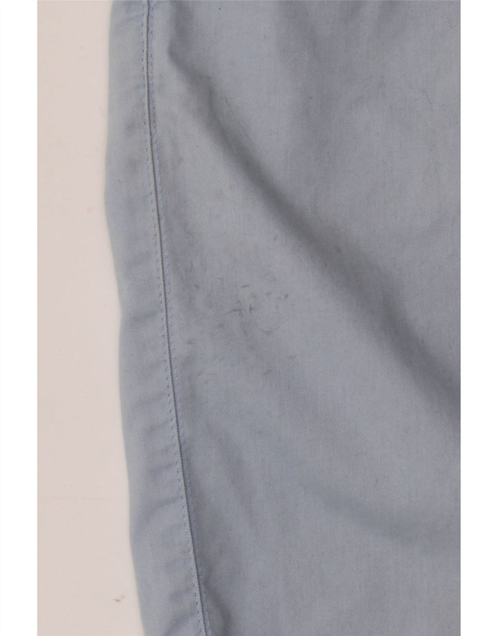 MARKS & SPENCER Mens Blue Harbour Chino Shorts W36 Large Blue Cotton