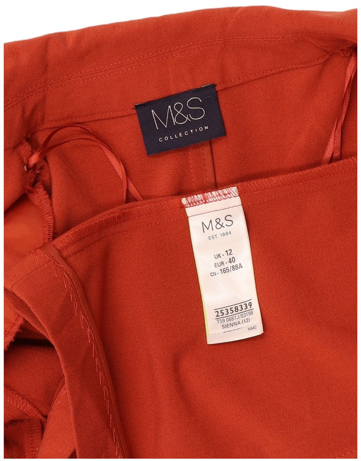 Marks & Spencer ženska otvorena jakna sa 3/4 rukavima UK 12 srednje narančasta