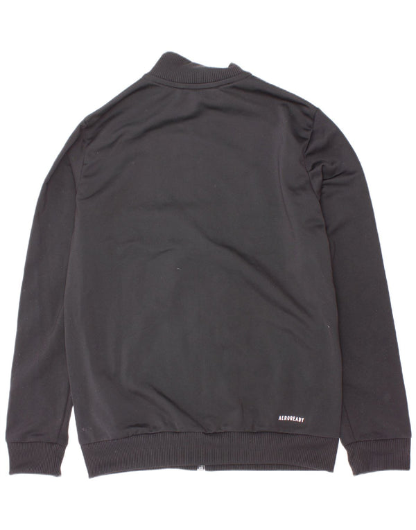 Adidas Veste de Survêtement Aeroready Garçon 9-10 Ans Noir Colorblock