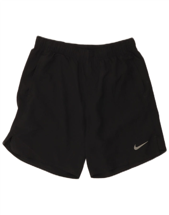 Nike Womens Dri Fit Sport Shorts UK 10 Small Black Polyester