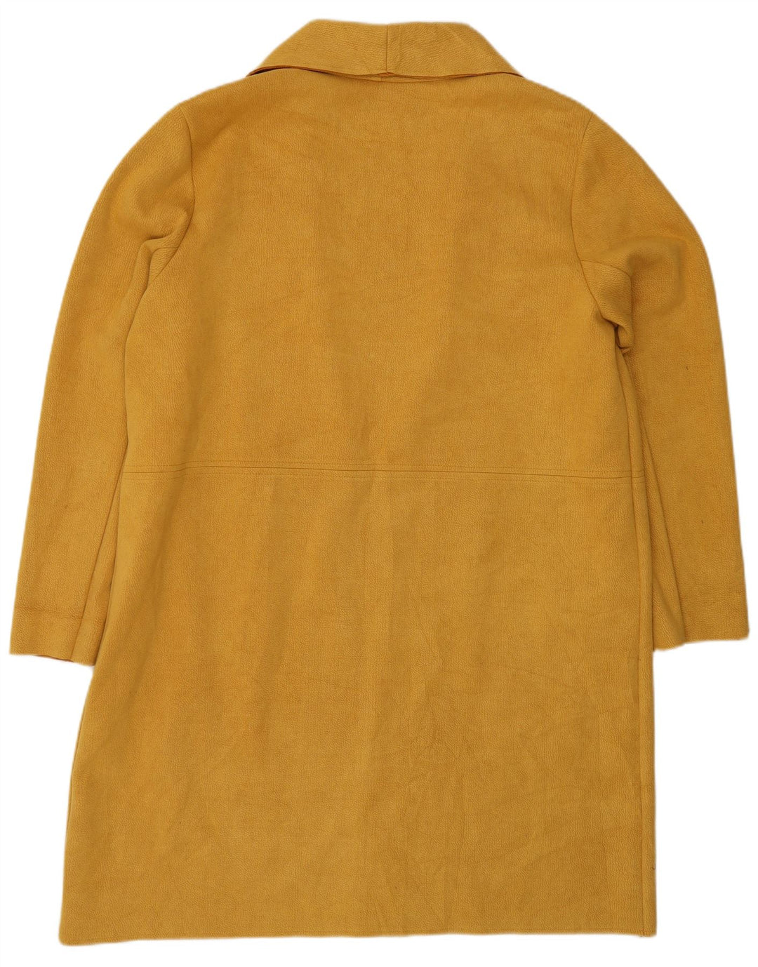 Zara Manteau ouvert surdimensionné pour femme UK 14 Polyester jaune moyen
