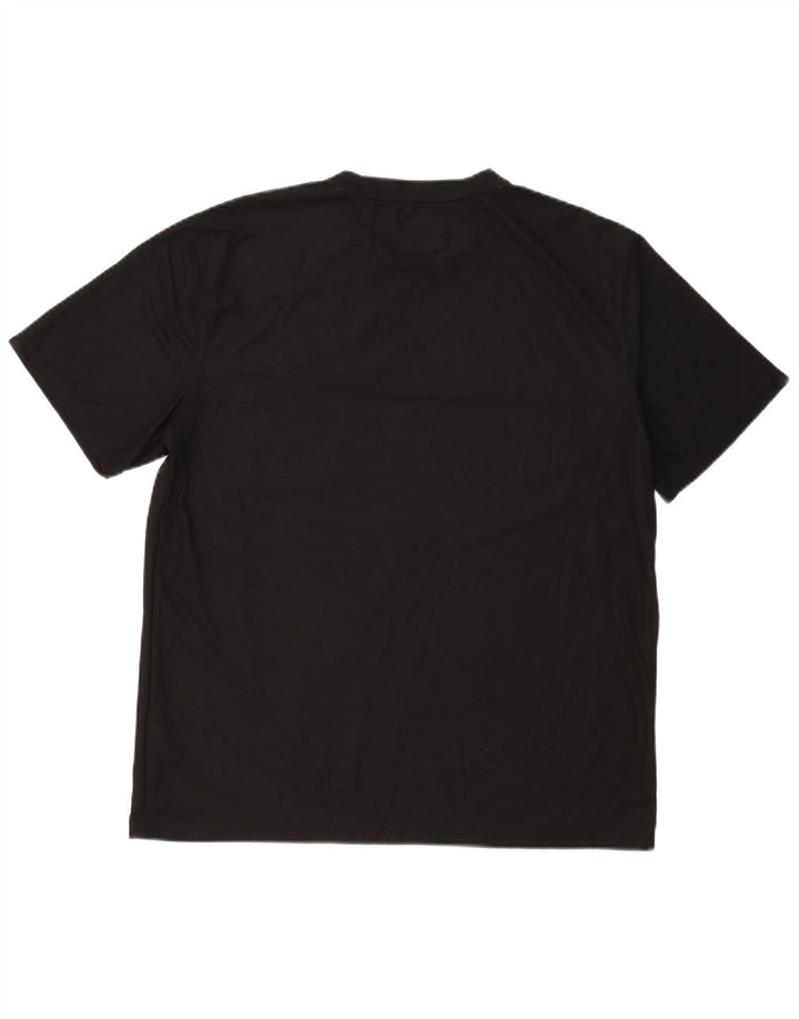 WRANGLER Mens T-Shirt Top UK 42/44 Large Black Polyester