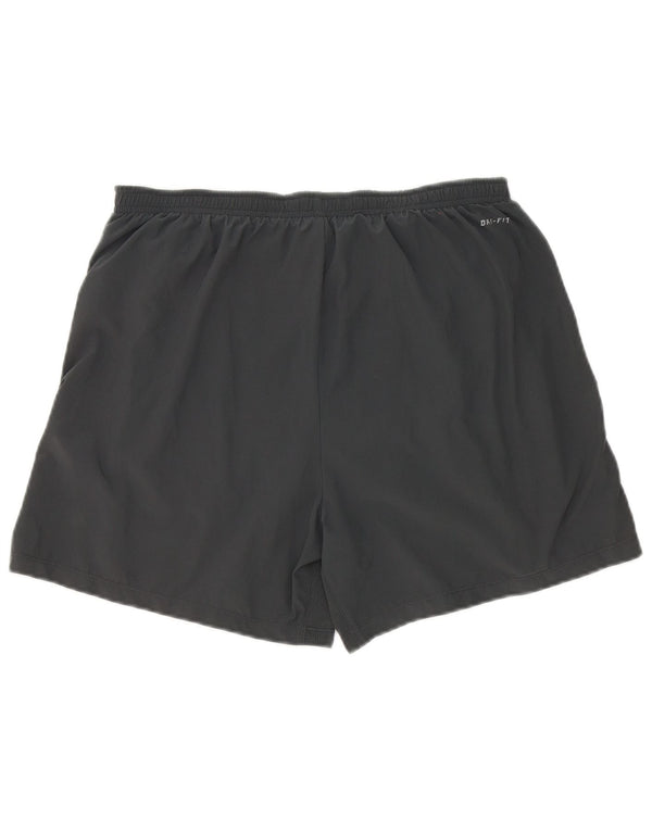 Ανδρικά σορτς Nike Dri Fit με μεσαίο γκρι χρώμα, πολυεστέρας