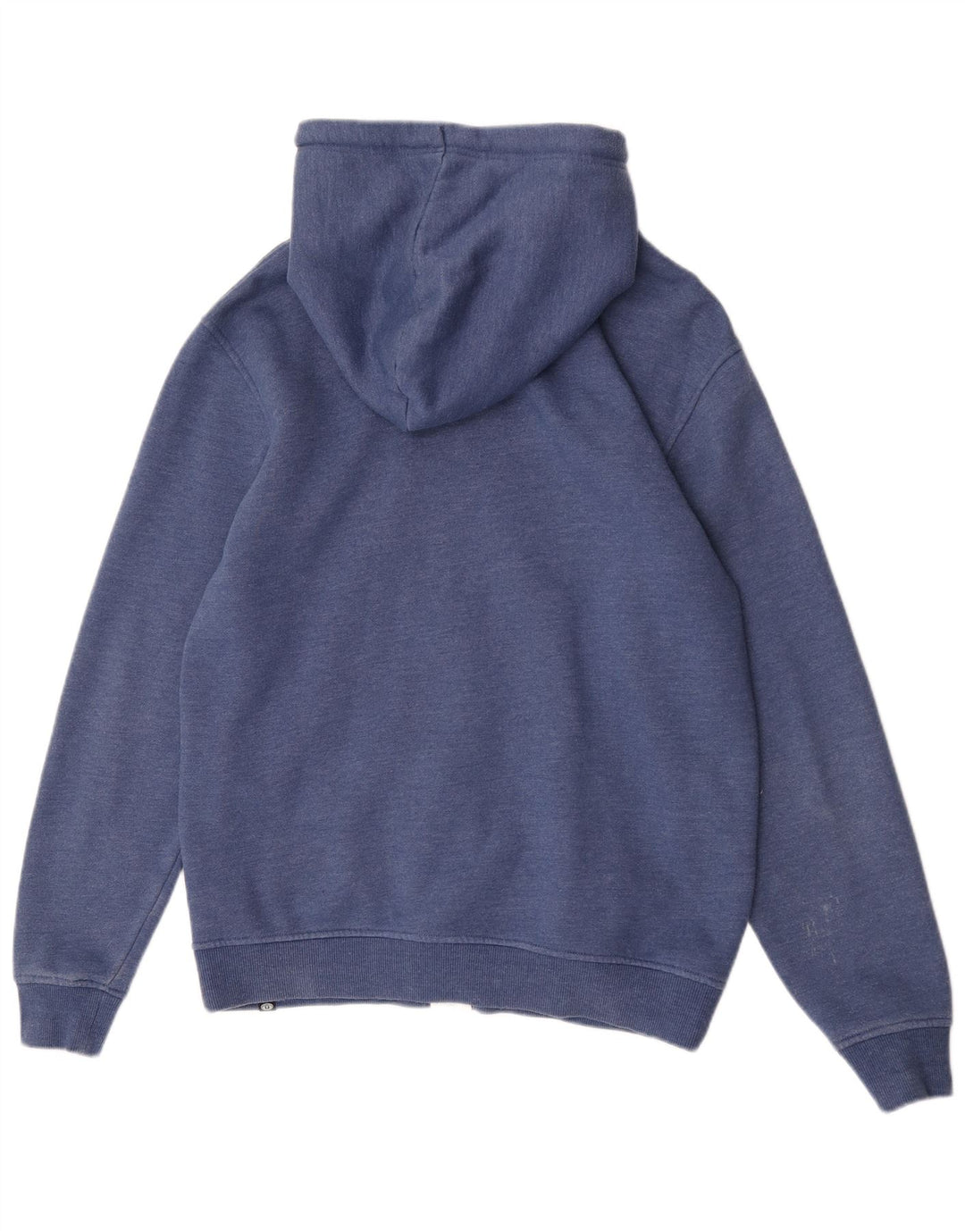 Maglione con cappuccio e zip da uomo Animal in cotone blu medio