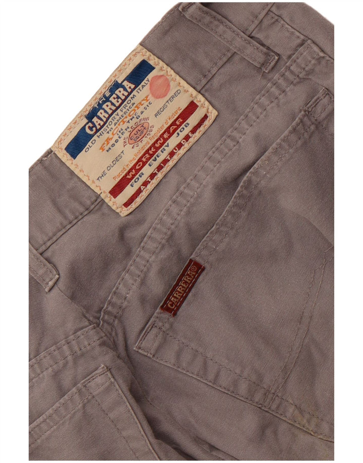 Carrera Mens Straight Casual Trousers W30 L28 Grey
