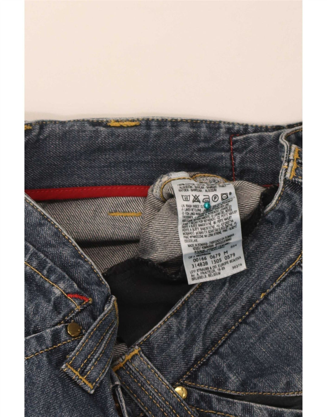 Levi's Bermuda Graphic Denim Homme Medium W32 Bleu Coton